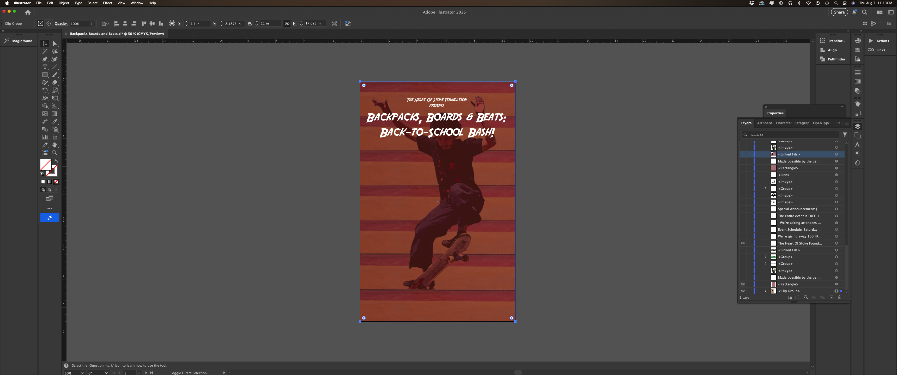 Add a red layer over the image to make the text stand out and be readable.